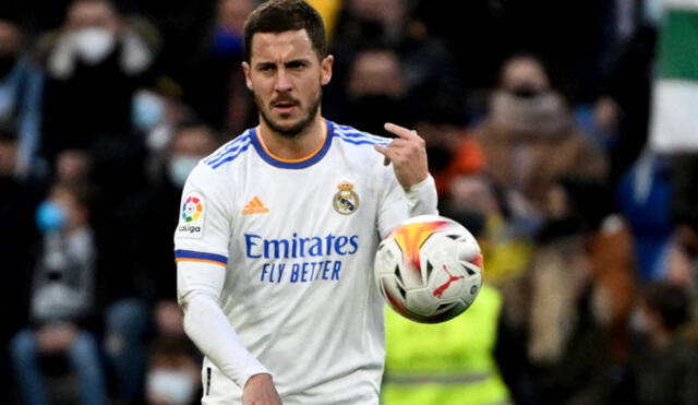 Eden Hazard no tuvo una buena regularidad en el Real Madrid. Foto: EFE