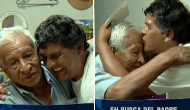 La historia de cómo Nicanor Flores se reencontró con su padre tras 45 años. Foto: composición LR/captura Panamericana TV