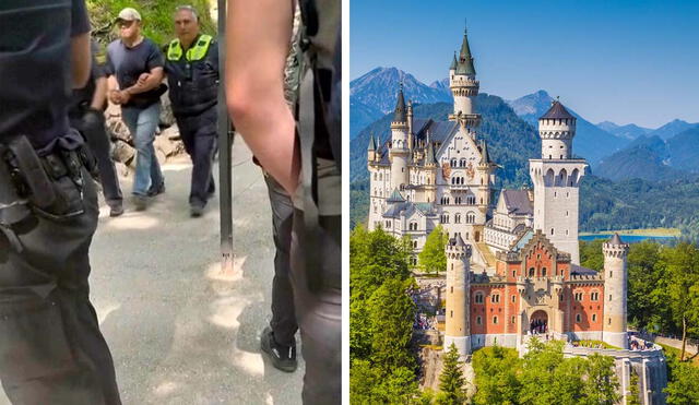 El castillo Neuschwanstein, que inspiró al de la Cenicienta, se convirtió en el escenario de un crimen contra una joven turista. Foto: composición LR/Naperville Sun/iStock - Video: Euro news/YouTube