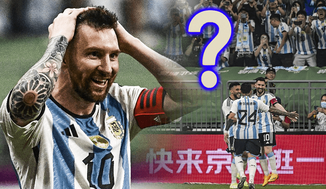 El encuentro entre Argentina vs. Indonesia brillará por la ausencia de Lionel Messi. ¿Quién será el reemplanzante del campeón  del mundo? Foto: composición LR/AFP/Freepik