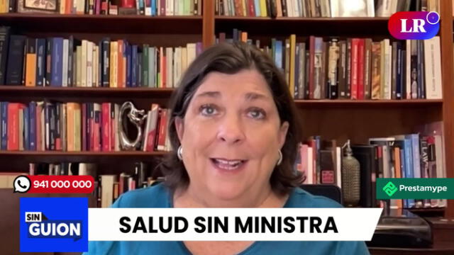 Rosa María Palacios se pronunció sobre la situación sanitaria del país. Foto/Video: LR+