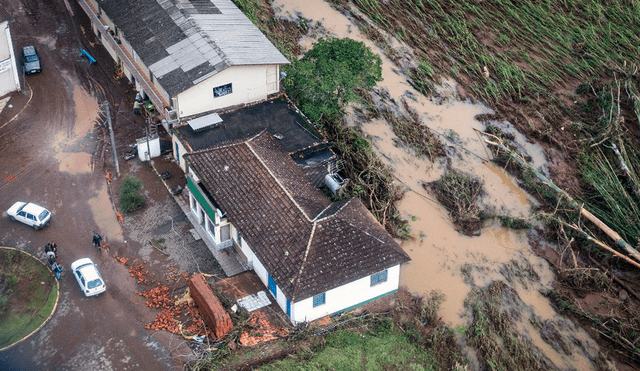 El ciclón dejó a miles de afectados en Brasil. Foto: AFP