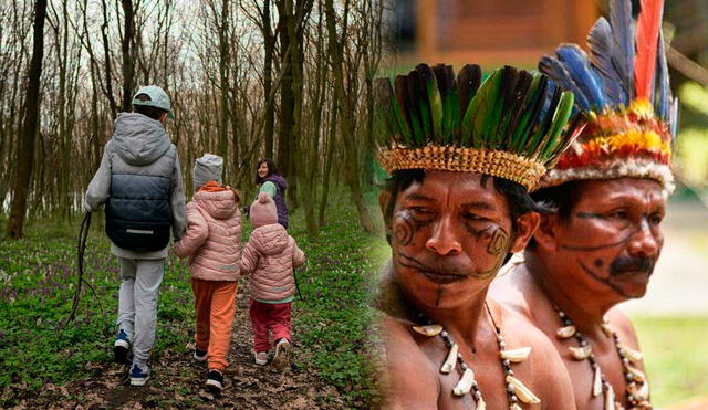 Los uitoto tienen una fuerte conexión con la selva. Foto: composición LR /Vecteezy/Getty images