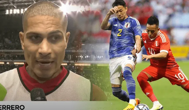 Paolo Guerrero fue titular ante Corea y Japón. Foto: composición LR/América TV/FPF