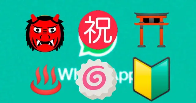 Estos son los emojis japoneses más usados en WhatsApp. Foto: composición LR