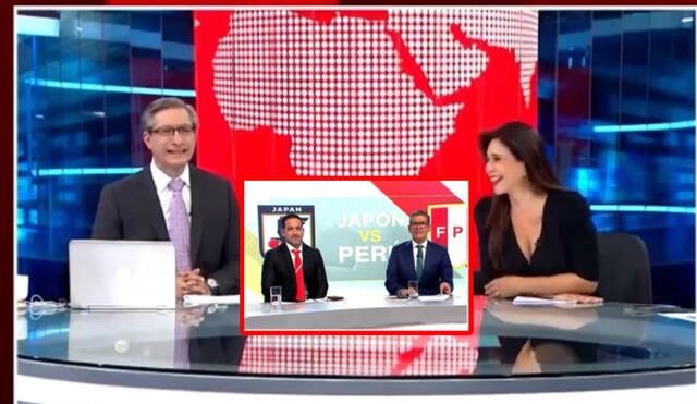 Verónica Linares se burló de sus compañeros tras fracaso de Perú ante Japón.  Foto: captura/América TV