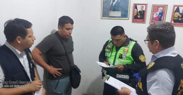 El agente se encuentra detenido de manera preliminar. Foto: PNP