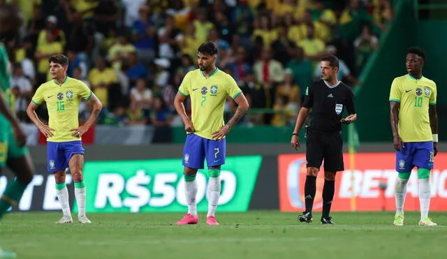 Brasil llegará a las eliminatorias con una derrota ante Senegal. Foto: EFE