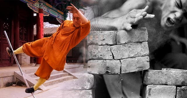 Los aspirantes a monjes shaolin deben pasar por una compleja preparación de una década. Foto: composición LR/BBC