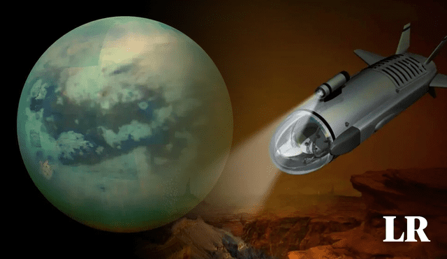 La NASA planea construir un submarino que enviará a la luna Titán para averiguar si tiene condiciones para albergar vida. Foto: composición de Fabrizio Oviedo / La República / NASA