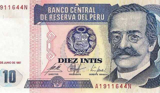 El inti fue creado por el expresidente Fernando Belaúnde Terry y circuló hasta 1991. Foto: LR/difusión