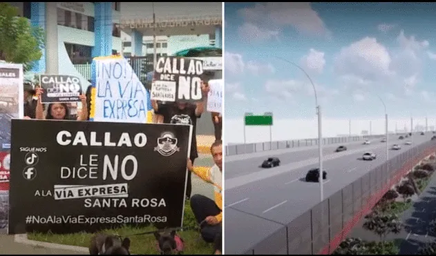 Turismo en el Callao estaría en riesgo con Vía Expresa Santa Rosa. Foto: composición LR/capturas de Latina - Video: Latina