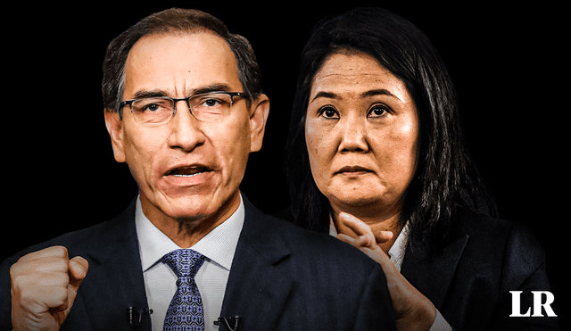 Vizcarra se pronunció sobre la candidatura de Keiko Fujimori. Foto: composición Alvaro Lozano/La República