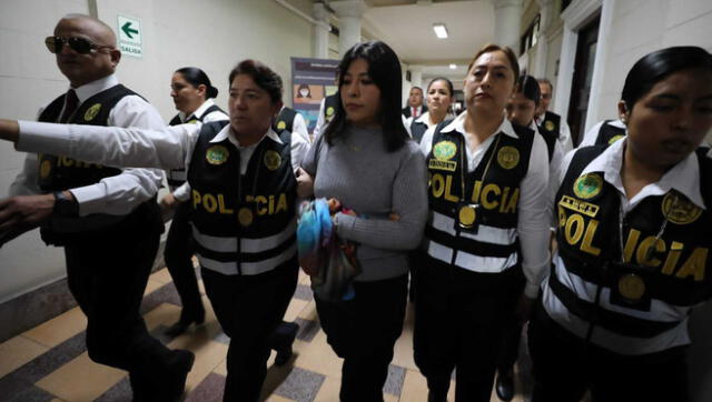 Betssy Chávez fue suspendida en sus labores como parlamentaria mientras duren las investigaciones. Foto: Justicia TV