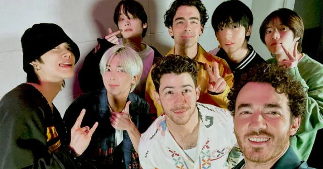 La colaboración musical entre Jonas Brothers y TXT fue anunciada en las redes de Joe Jonas. Foto: @JoeJonas/Instagram