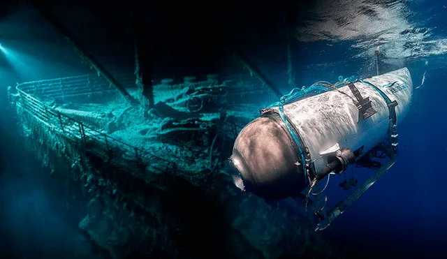 El submarino turistico desapareció el último domingo. Foto: composición LR/Walden Media