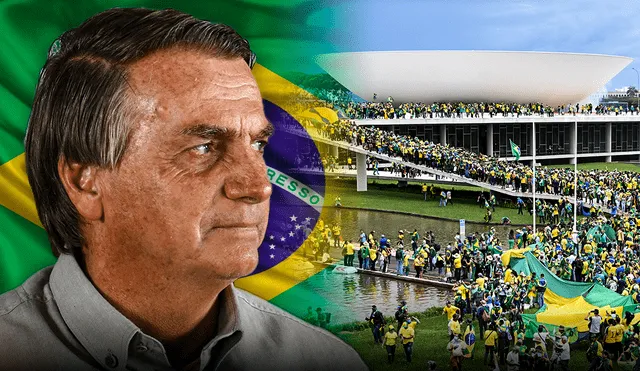 Corte inicia juicio que puede dejar inelegible a Bolsonaro. Foto: composición LR/AFP