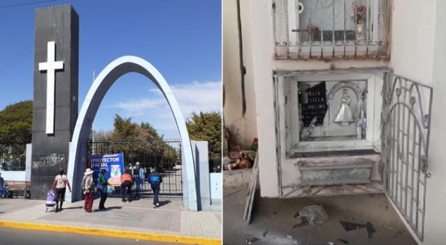 Piden más vigilancia en el cementerio de Arequipa. Foto: Composición Radio Yaraví/RPP