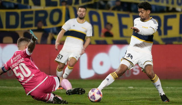 Boca Juniors terminó goleado por Gody Cruz en el estadio Malvinas. Foto: Boca