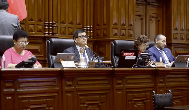 Mesa Directiva. La gestión de José Williams como presidente del Congreso termina este viernes 23 de junio. Foto: difusión