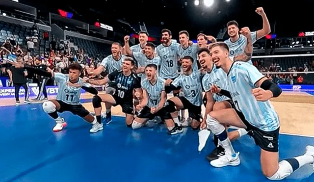 Argentina suma su quinta victoria en la VNL 2023 tras ganarle a Bulgaria. Foto: ESPN