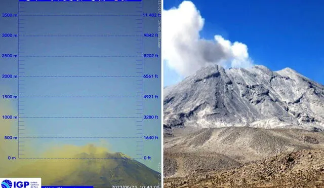El volcán Ubinas es considerado como el más activo del sur de Perú. Foto: Andina/IGP