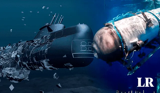 Según investigaciones, el submarino Titán implosionó tras sumergirse en las profundidades del océano Atlántico. Foto: composición de Fabrizio Oviedo/La República/Kostack Studio/AFP - Video: Dnews