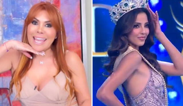 Magaly Medina cree que Luciana tenía la corona desde que decidió participar en la competencia. Foto: Composición La República/Magaly Medina/Instagram/Captura América TV