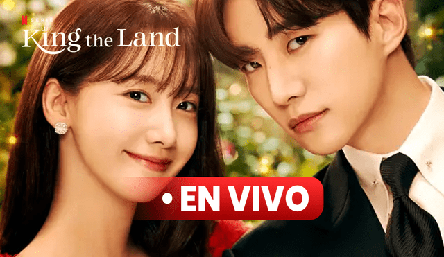 Los cantantes k-pop Yoona y Junhae protagonizan "King the land", nuevo k-drama de romance. Foto: composición LR/JTBC/Netflix