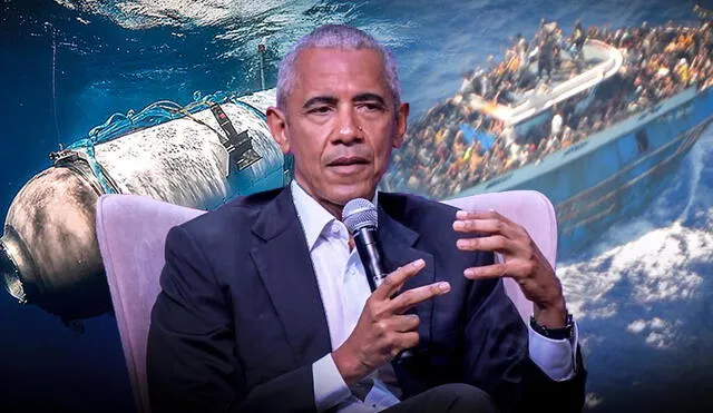 El expresidente Barack Obama señaló su inconformidad por el trato diferenciado para ambas tragedias marítimas. Foto: composición LR/AFP