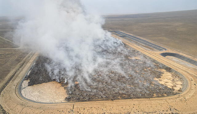 Daño. Según el OEFA, el 70% de la infraestructura de celda transitoria se vio perjudicada por incendio. Municipio anunció investigación de evento inesperado. Foto: Clinton Medina/La República