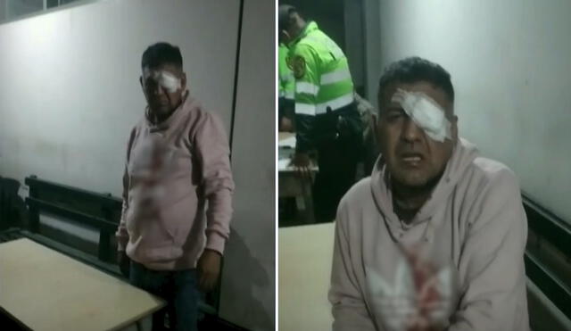 Policías alegan que hombre se golpeó con el patrullero. Foto: composición LR/capturas RPP - Video: RPP