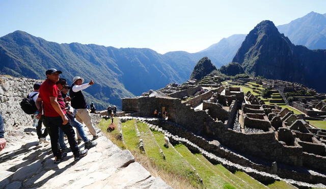 Machu Picchu continúa recibiendo visitantes sin ningún inconveniente. Foto: Ministerio de Cultura