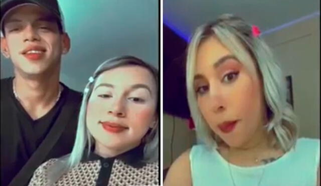 Wanda, pareja de 'Maldito Cris', se mostraba en TikTok, donde tiene más de 4.000 seguidores. Foto: composición LR/capturas de Latina| Video: Latina