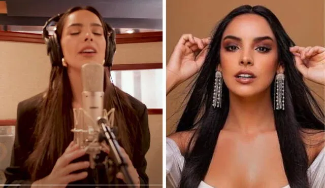 La excandidata al Miss Perú estrenó una emotiva canción, recordando su carrera. Foto: Composición La República/Captura Youtube/Valeria Flórez/Instagram