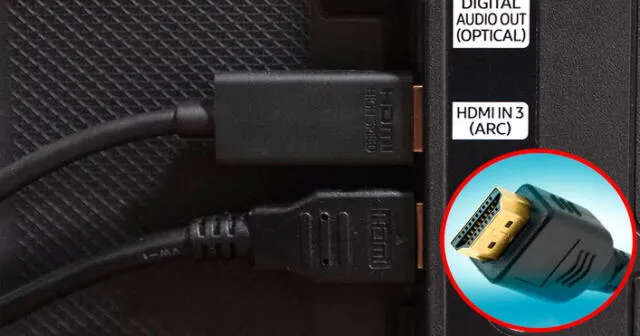 Busca un cable HDMI más actual. Foto: composición LR/El Universal