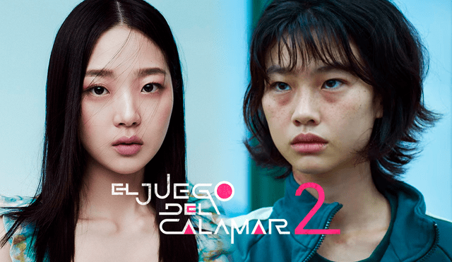 Kim Si Eun formaría parte de "El juego del calamar 2" y fans esperan que pueda tener protagonismo como Ho Yeon en la primera parte de la serie. Foto: composición LR/Elle/Netflix