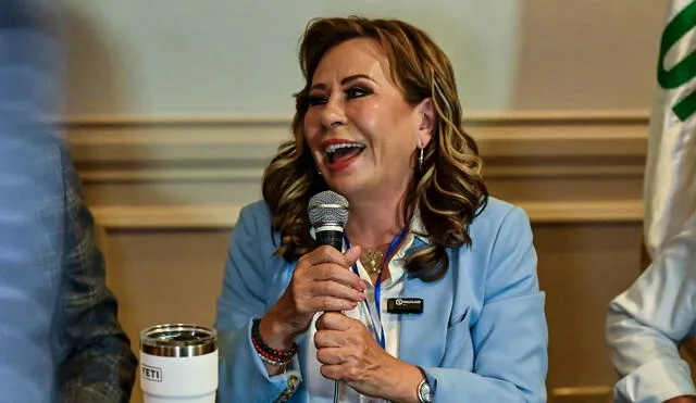 Una Torres sonriente. Pasó de socialdemócrata a derechista conservadora. Foto: AFP