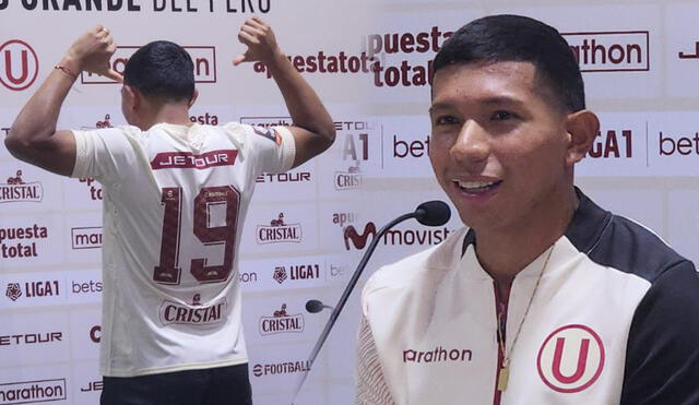 Edison Flores llegó a Universitario para el Clausura y se quedará hasta finales del 2024. Foto: Rosario Rojas / URPI-LR
