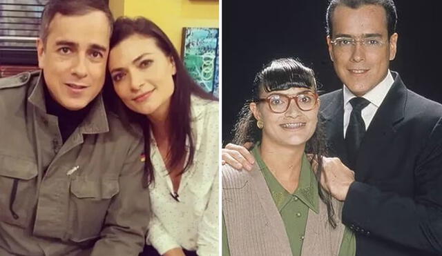 Ana María Orozco y Jorge Abello se conocieron mucho antes de "Yo soy Betty, la fea". Foto: composición LR/ Yo soy Betty, la fea Facebook