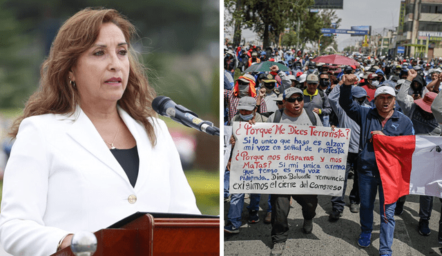 Inicia tercera Toma de Lima contra Dina Boluarte y el Congreso / Foto: composición Fabrizio Oviedo/ La República