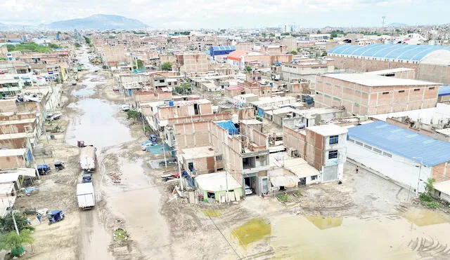 Emergencia. Varios sectores del distrito de José Leonardo Ortiz sufrieron por lluvias del Yaku. Foto: Clinton Medina/La República