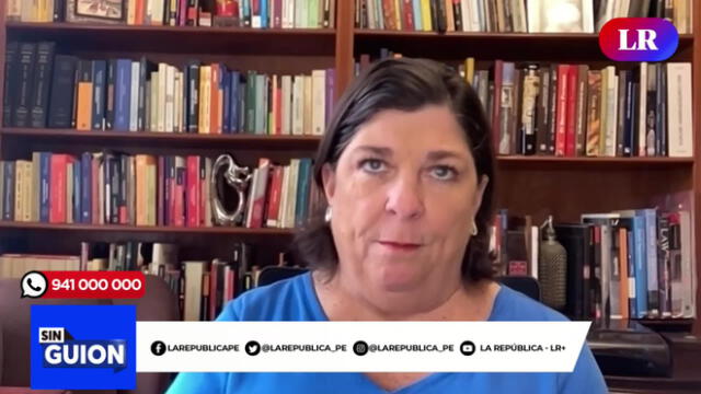 Rosa María Palacios arremete contra el Congreso. Foto/Video: LR+