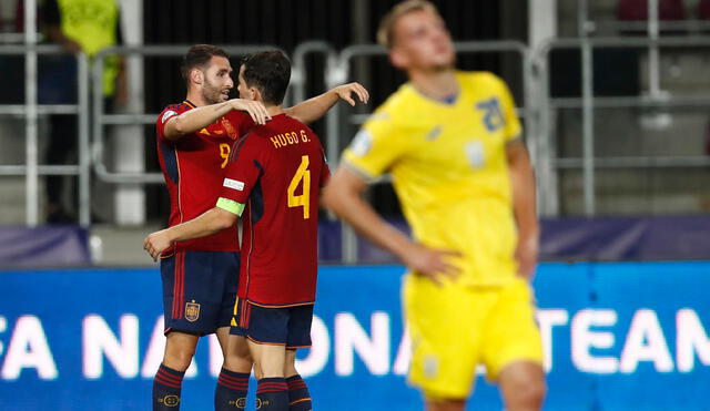 Abel Ruiz fue el héroe del empate para España. Foto: EFE