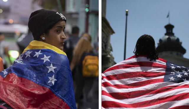 Ahora los venezolanos tendrán una vía legal y con menos riesgo para visitar Estados Unidos. Foto: composiciónLR/Los Angeles Times/Pa Donde Nos Vamos