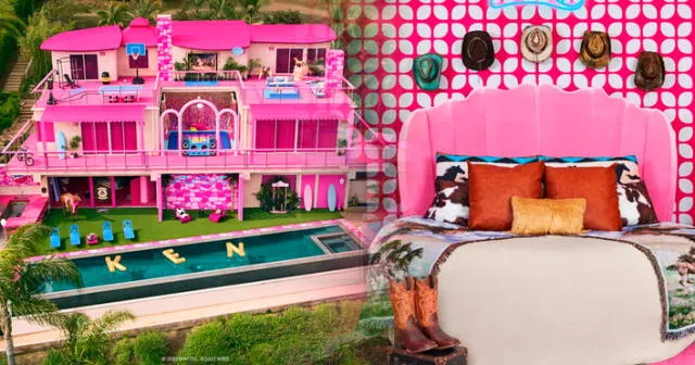 La casa de Barbie en la vida real ahora rendirá homenaje a Ken con su particular estilo. Foto: composición LR/Mattel/Airbnb
