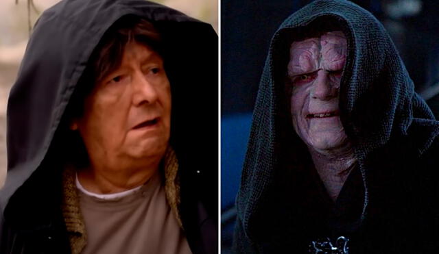 Luego del escape de Peter de las garras de la 'Mirada de tiburón', las comparaciones en redes no se hicieron esperar. Foto: composición LR/América TV/Lucasfilm.