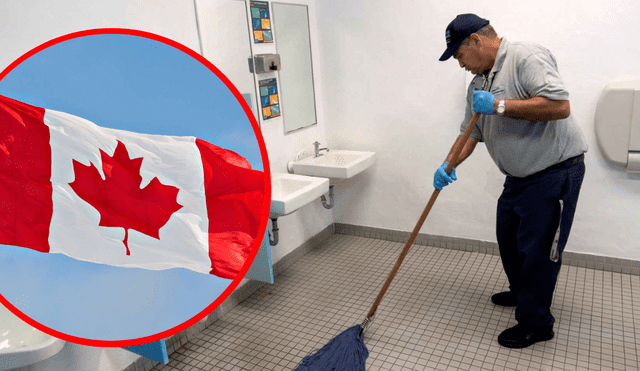 Conoce en qué ciudades de Canadá brindan los mejores sueldos para los trabajadores de limpieza. Foto: composición LR/EFE