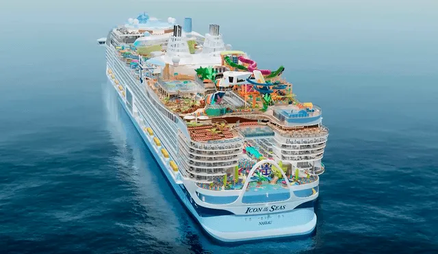 Este crucero es el Icon of the Seas de Royal Caribbean International. Foto: Tourmag - Video: Clarín