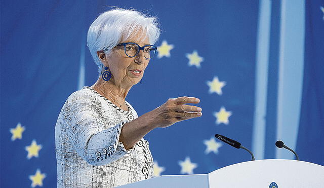 Euro. Lagarde reiteró que aún es “poco probable” que el BCE establezca un límite en las alzas. Foto: difusión